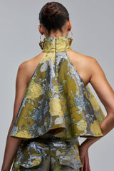BEAUTIFUL IN BROCADE BLOUSE