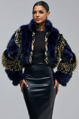 CYCLONE PATCHWORK FAUX FUR