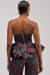 ANTIQUE FLORAL CORSET TOP