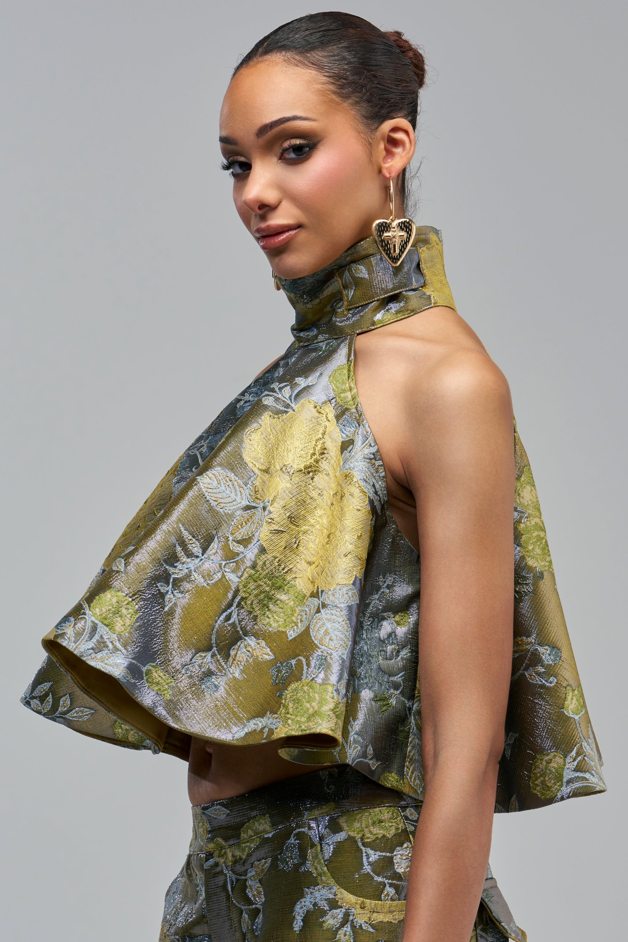 BEAUTIFUL IN BROCADE BLOUSE