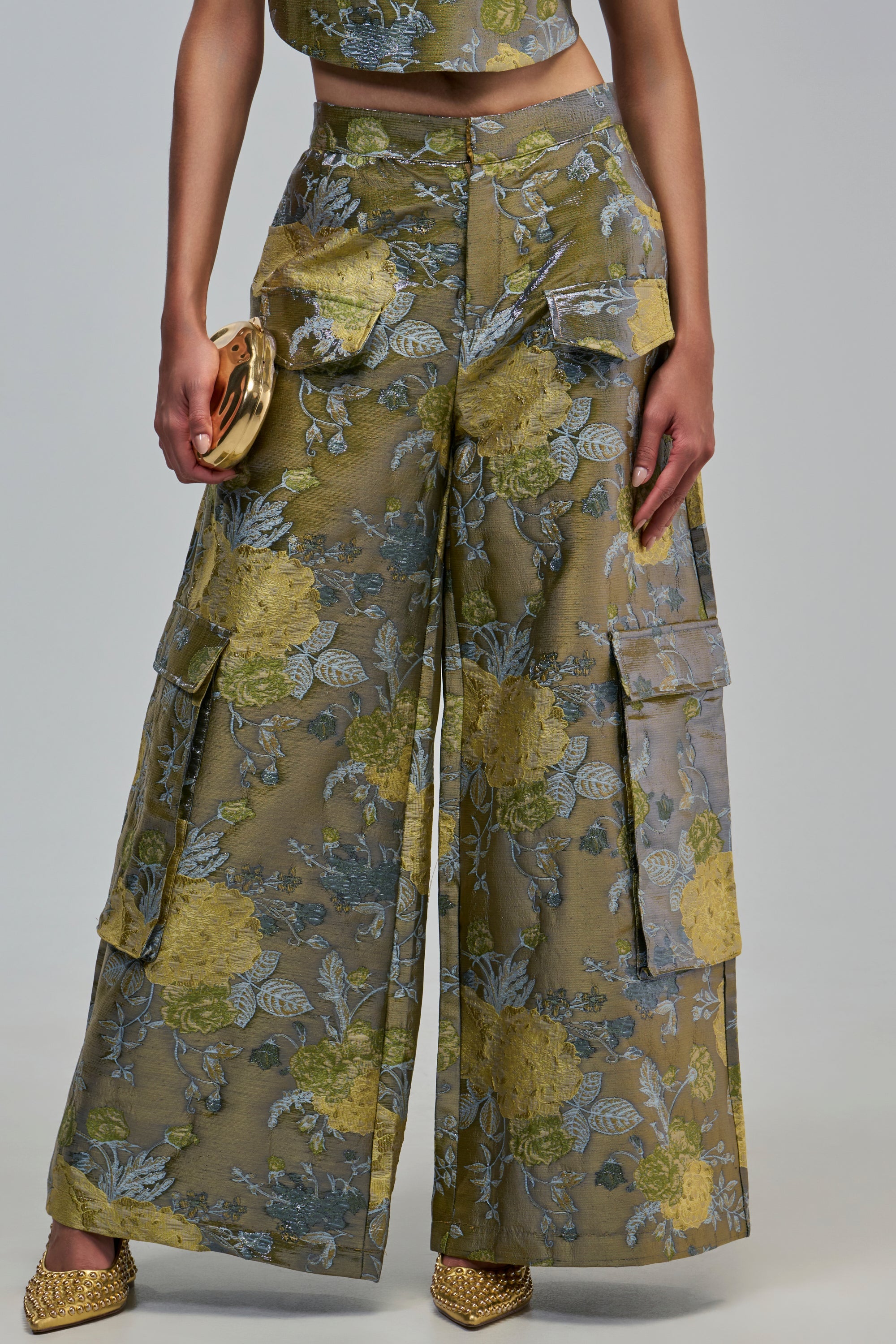BEAUTIFUL IN BROCADE TROUSER