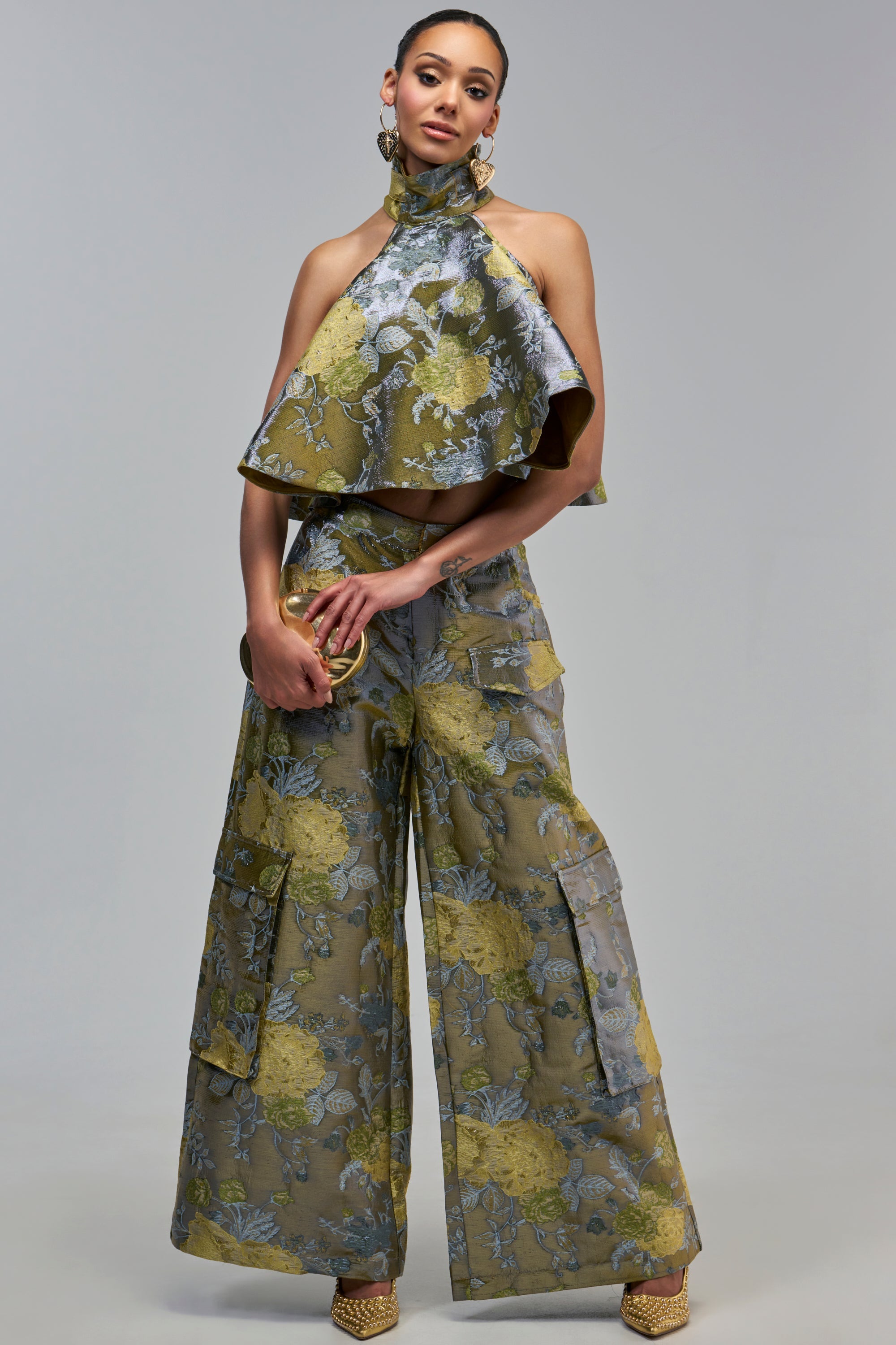 BEAUTIFUL IN BROCADE TROUSER