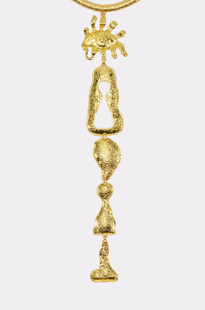 DECONSTRUCTED DIVA CHOKER