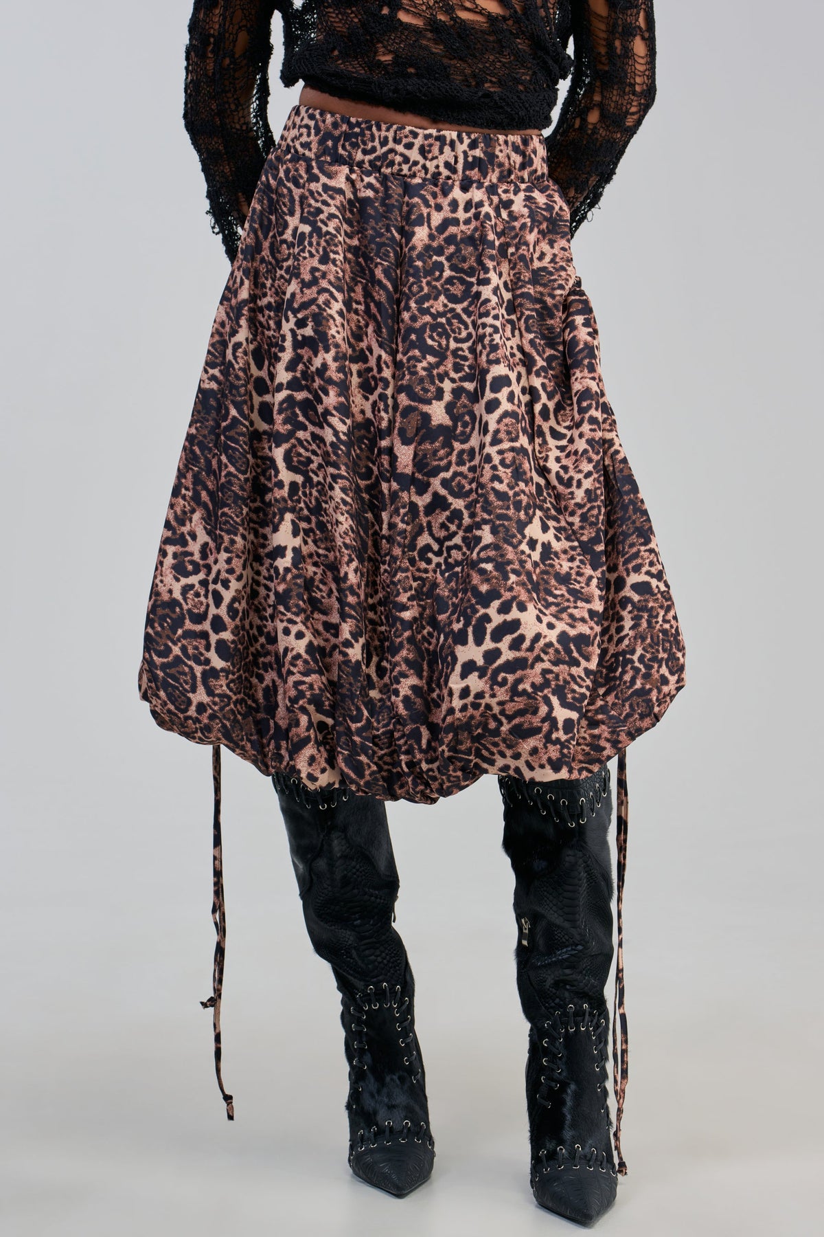 CHEETAH GIRL CHEETAH SISTER MIDI SKIRT