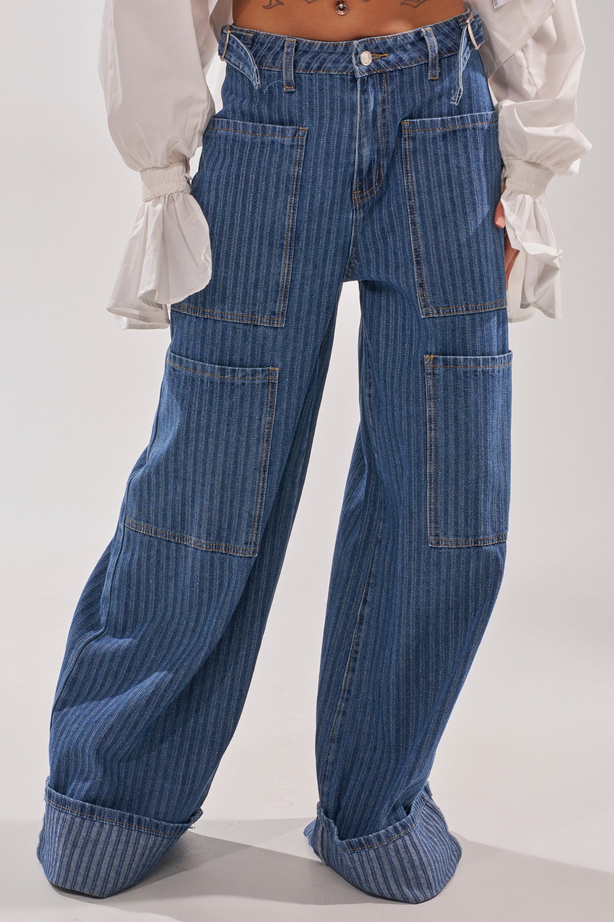 BE MINE STRIPE DENIM