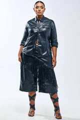 COME BACK TO ME FAUX LEATHER GAUCHO