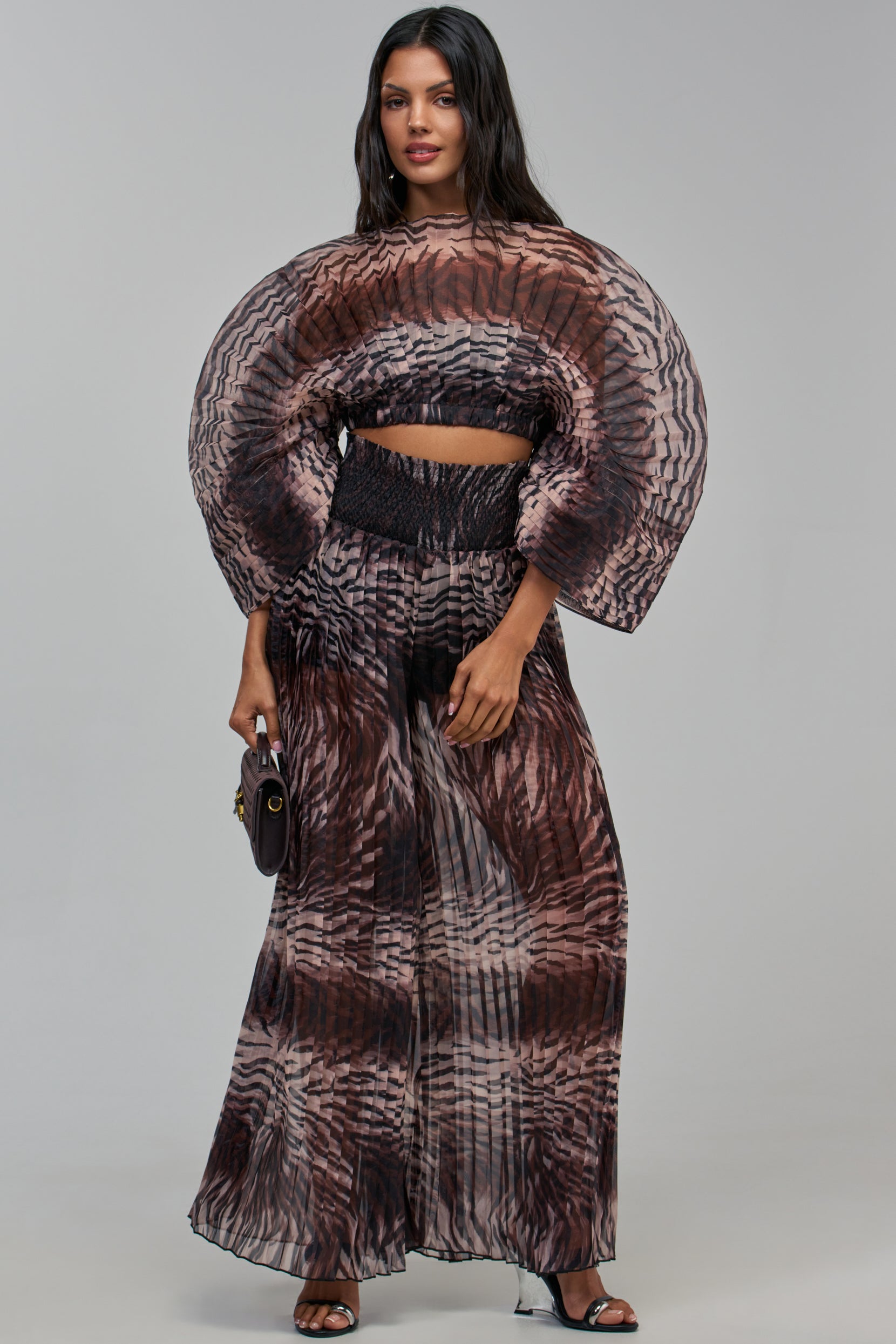 ANGELINA ANIMAL PRINT CHIFFON PANT