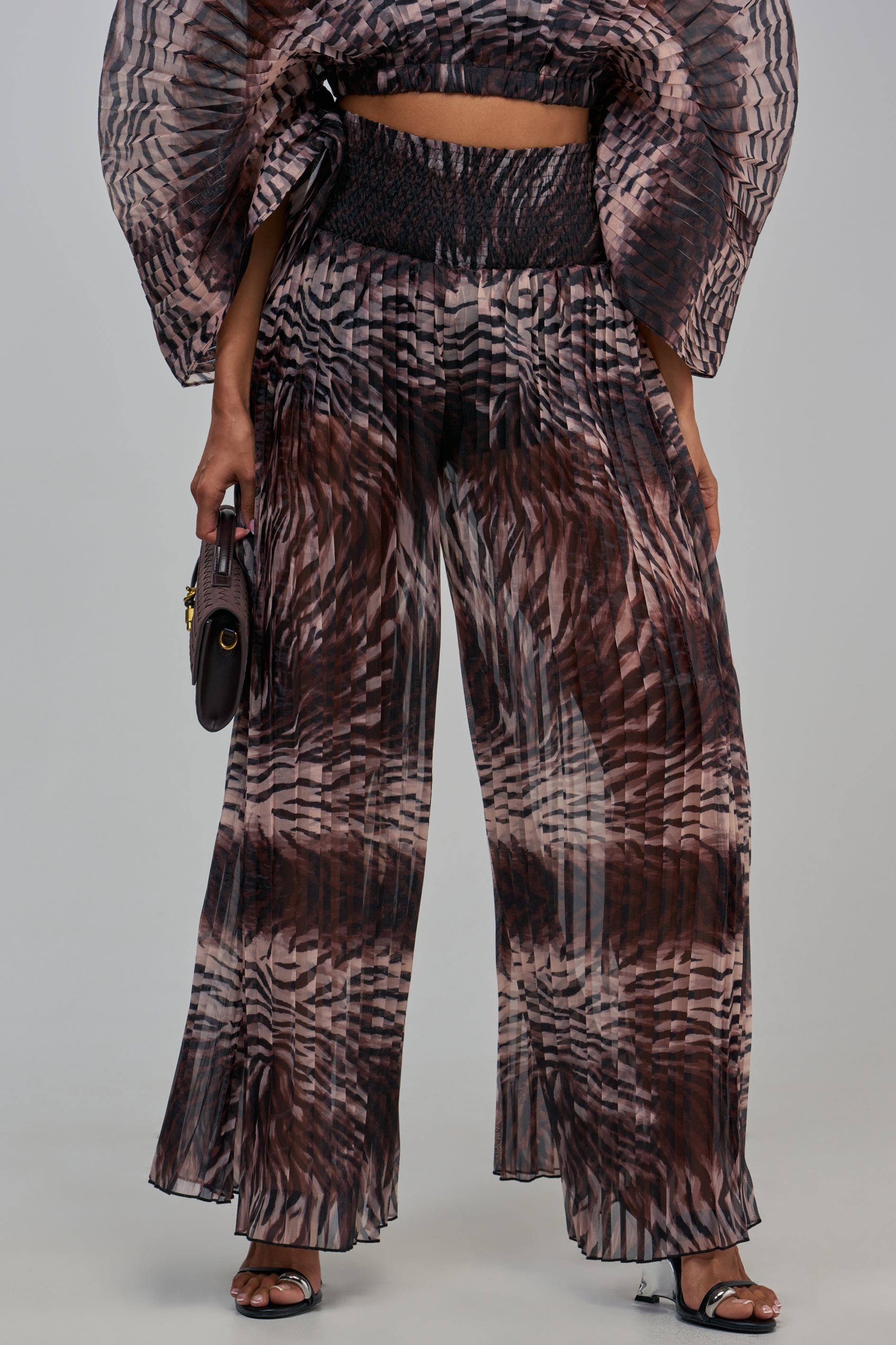 ANGELINA ANIMAL PRINT CHIFFON PANT