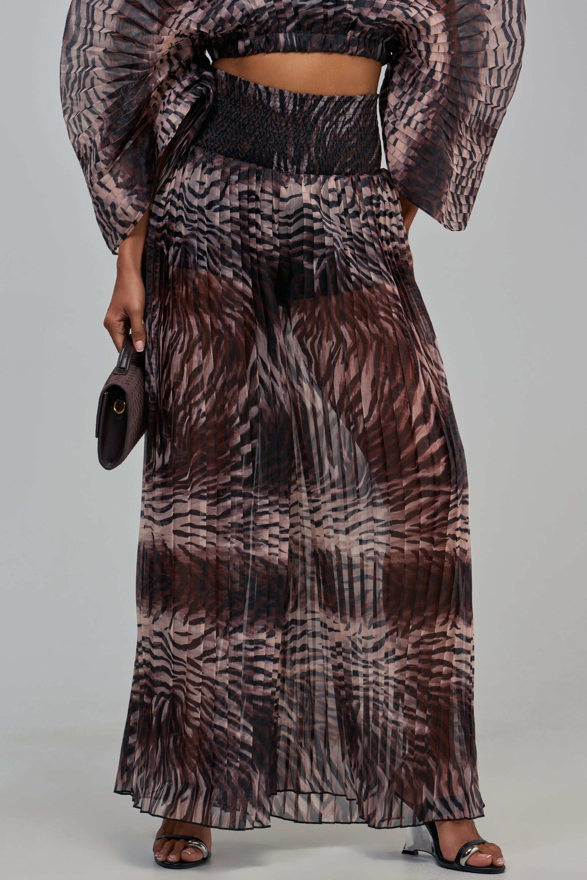 ANGELINA ANIMAL PRINT CHIFFON PANT