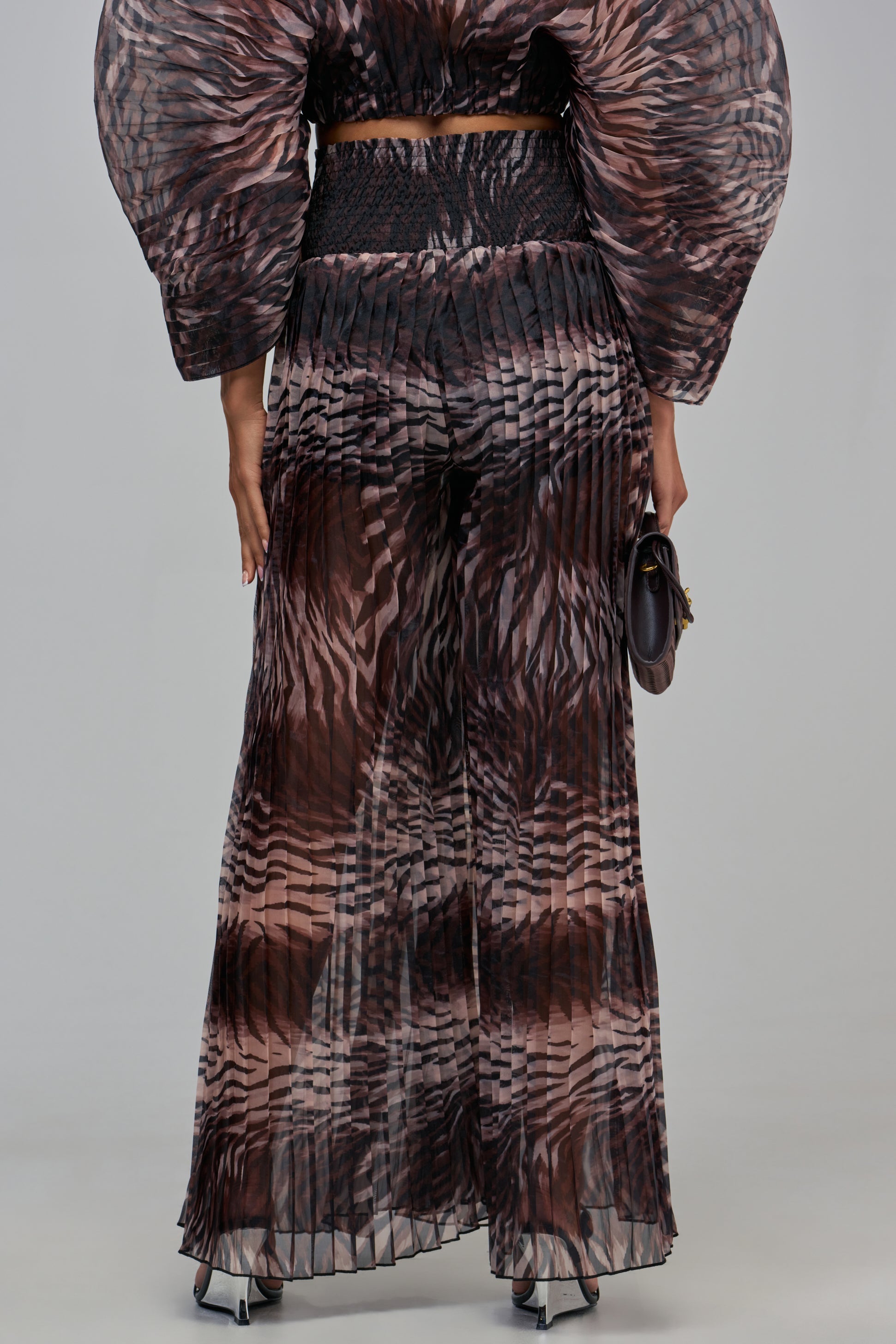 ANGELINA ANIMAL PRINT CHIFFON PANT