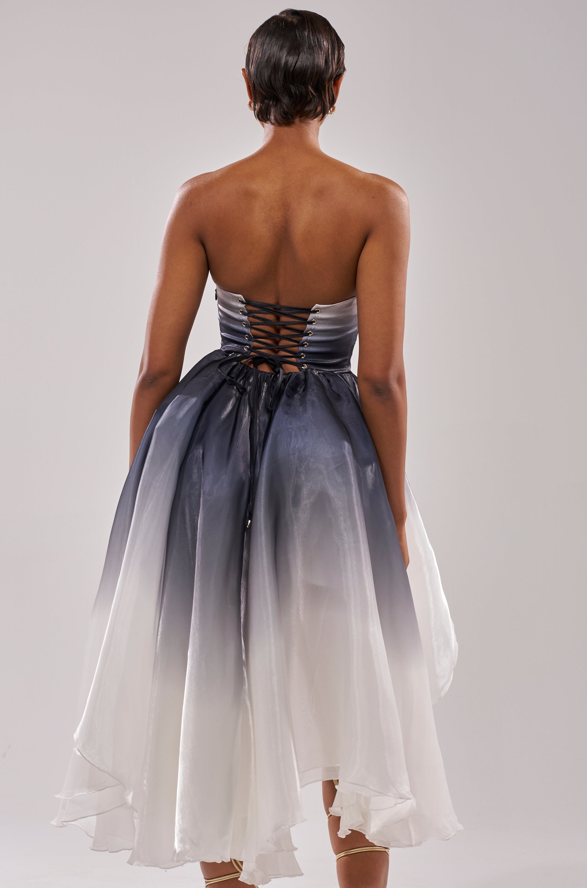 DANCE WITH ME HIGH LOW OMBRE DRESS