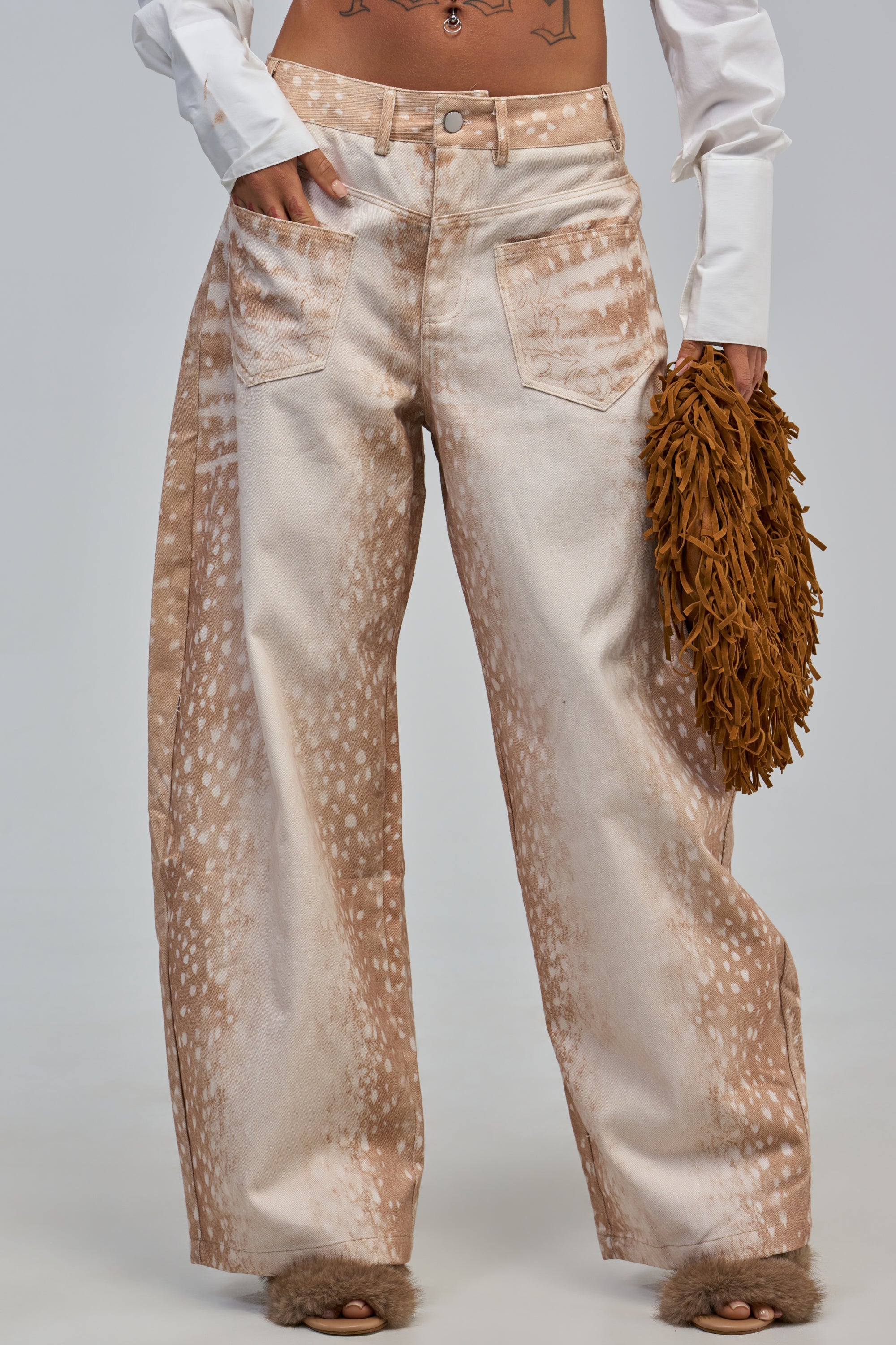 BAMBI REVERSIBLE DENIM PANT