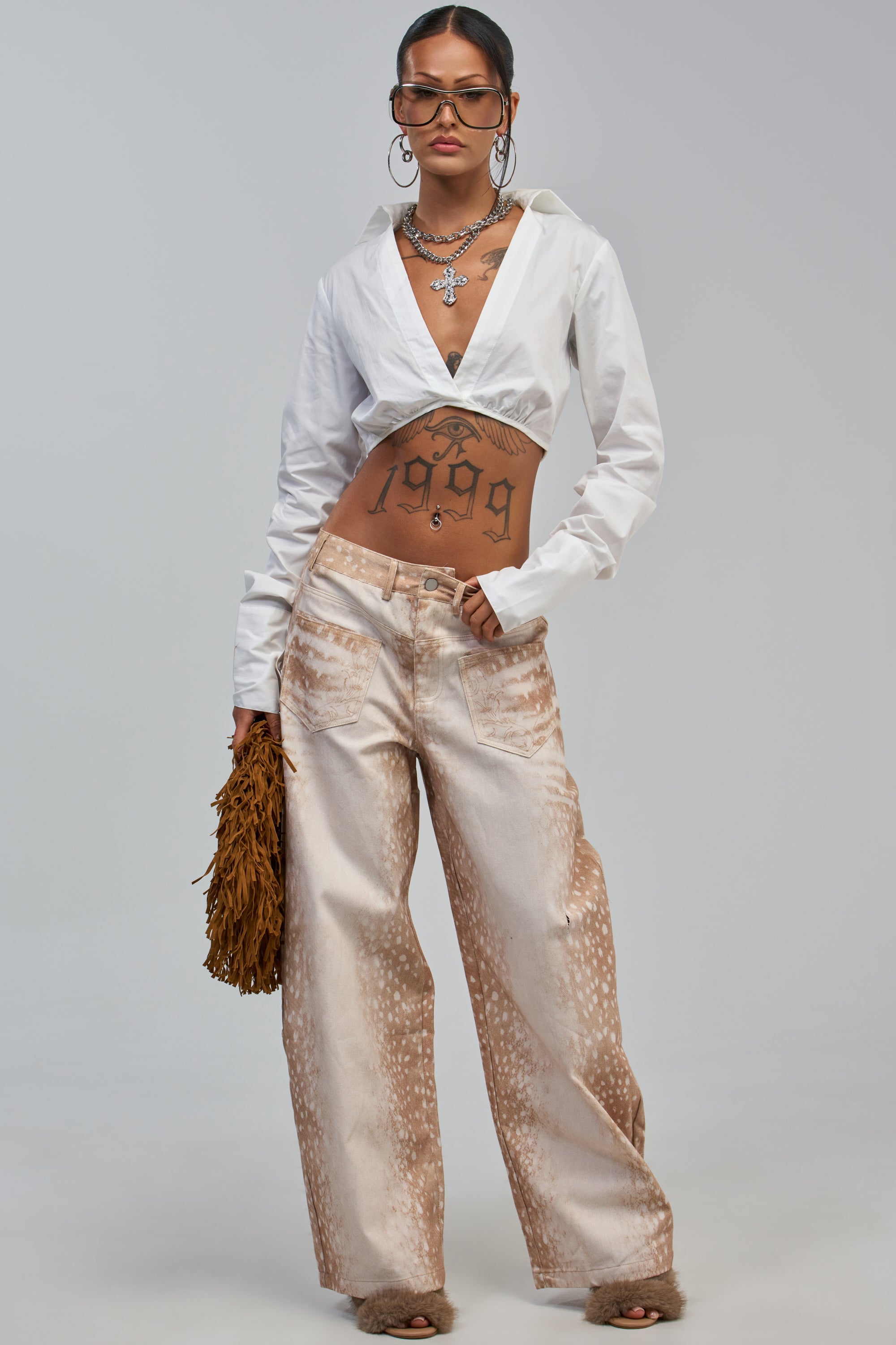 BAMBI REVERSIBLE DENIM PANT