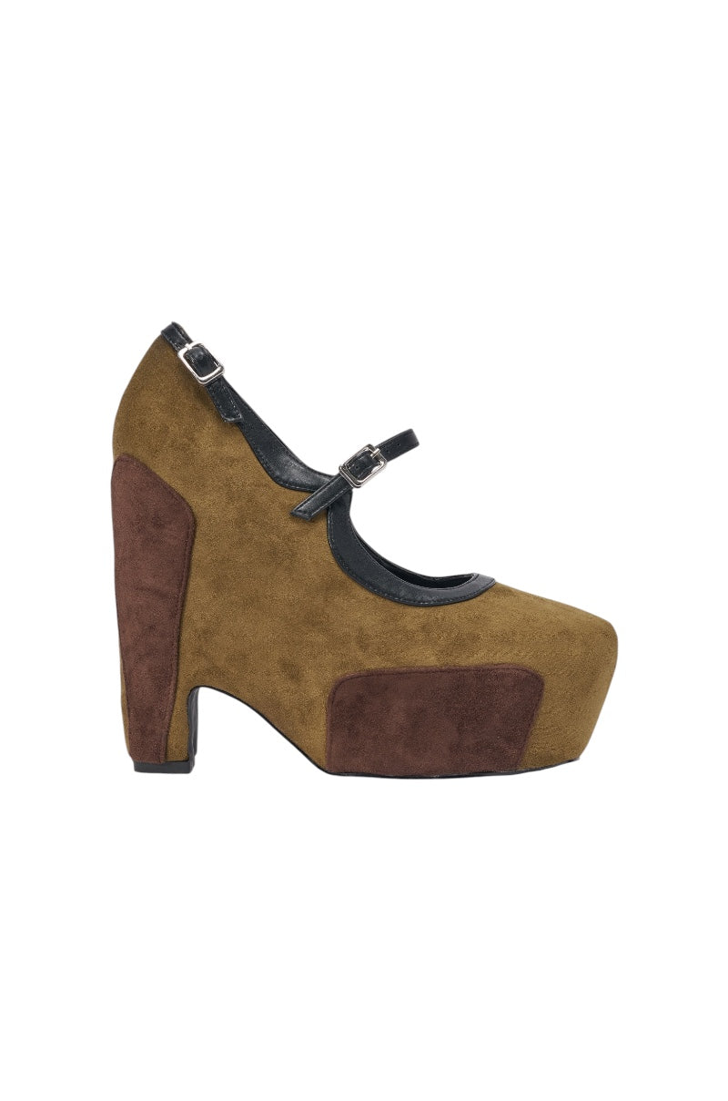 AZALEA WANG LYTHA OLIVE MARY JANE PUMP