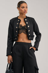 CLASSY VIBE CROPPED BLAZER