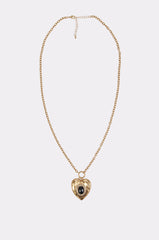 ANTIQUE HEART PENDANT NECKLACE