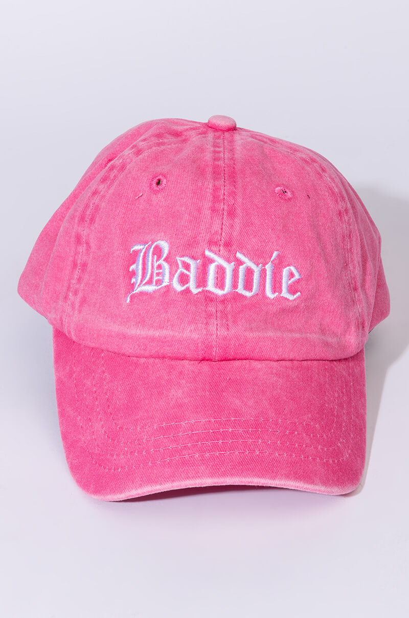 BADDIE PINK HAT
