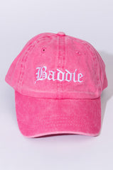 BADDIE PINK HAT