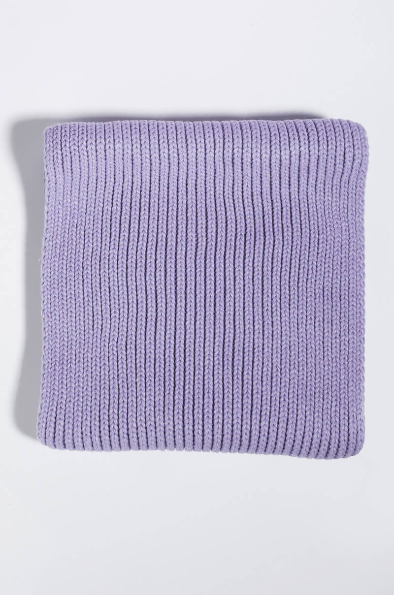 BAILEE KNIT MATCHING INFINITY SCARF PERIWINKLE