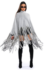 CITY GIRL FRINGE SWEATSHIRT