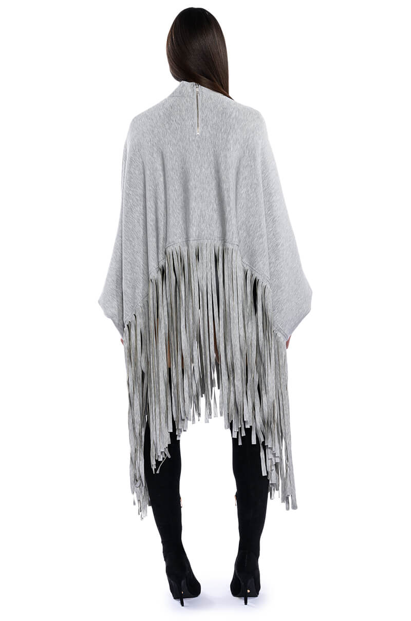 CITY GIRL FRINGE SWEATSHIRT