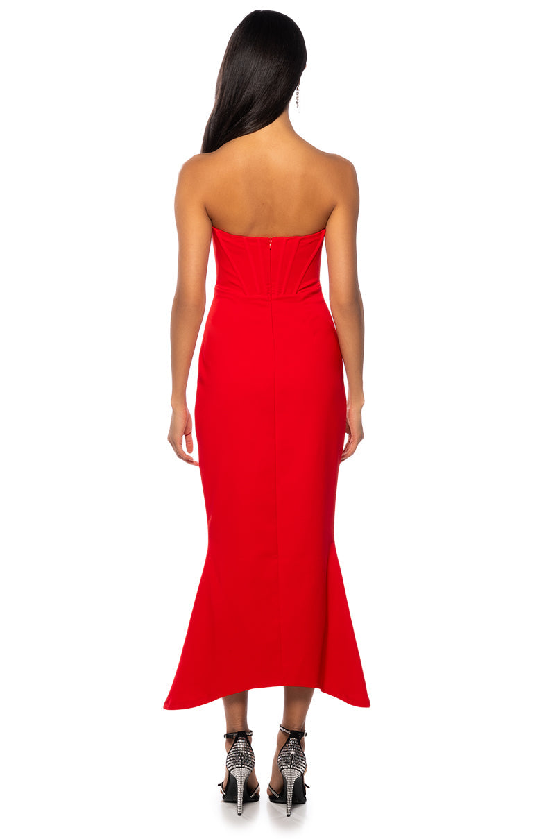 ARIEL CORSET STRAPLESS MERMAID DRESS